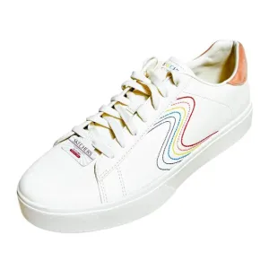 Skechers Court Classics Eden LX Sneakers-Lined Up Rainbow Stitch, NWT | 10