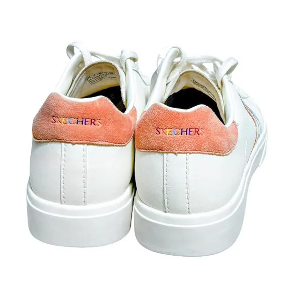 Skechers Court Classics Eden LX Sneakers-Lined Up Rainbow Stitch, NWT | 10