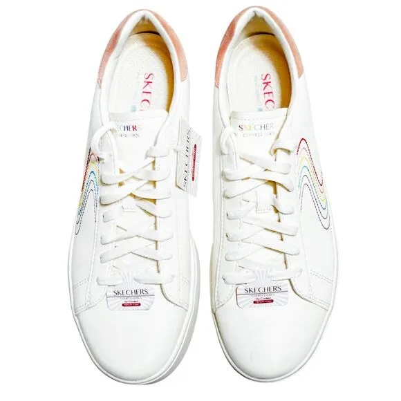 Skechers Court Classics Eden LX Sneakers-Lined Up Rainbow Stitch, NWT | 10