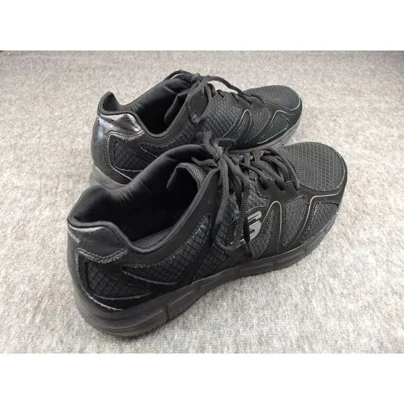Skechers Flash Point Men's 13‎ Wide Fit Sneakers Black &amp; Grey Memory Foam 58350W