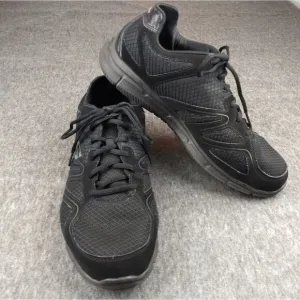 Skechers Flash Point Men's 13‎ Wide Fit Sneakers Black &amp; Grey Memory Foam 58350W