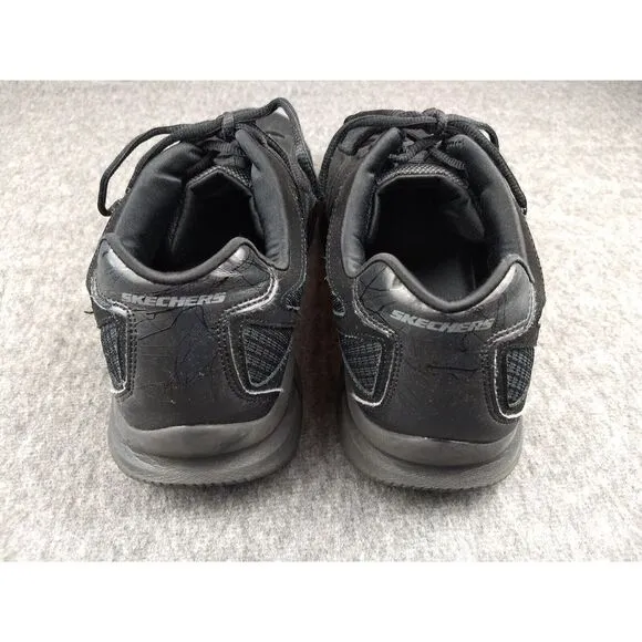 Skechers Flash Point Men's 13‎ Wide Fit Sneakers Black &amp; Grey Memory Foam 58350W