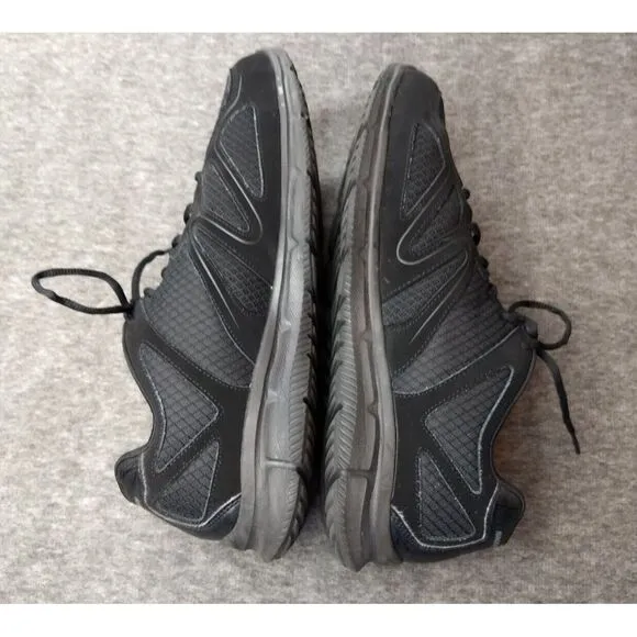 Skechers Flash Point Men's 13‎ Wide Fit Sneakers Black &amp; Grey Memory Foam 58350W