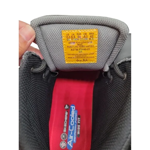 Skechers Men's Burgin-Tarlac Steel Toe Work Boots - Size 10.5