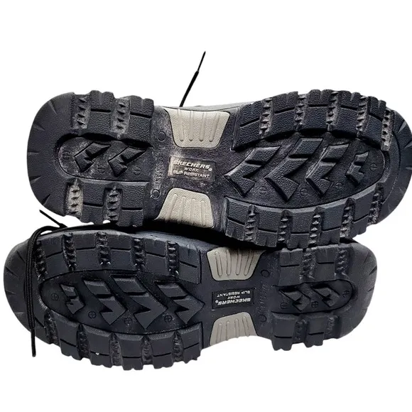 Skechers Men's Burgin-Tarlac Steel Toe Work Boots - Size 10.5