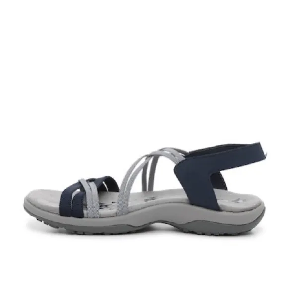Skechers Outdoor Vegan Sandals Navy Grey Women’s Size 11 NWT