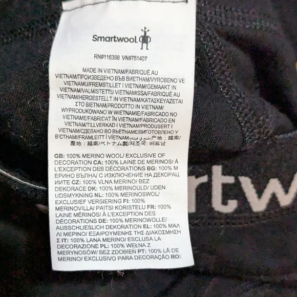 Smartwool Men’s 3/4 Base Layer Merino Wool Bottoms Medium Gorpcore Outdoor