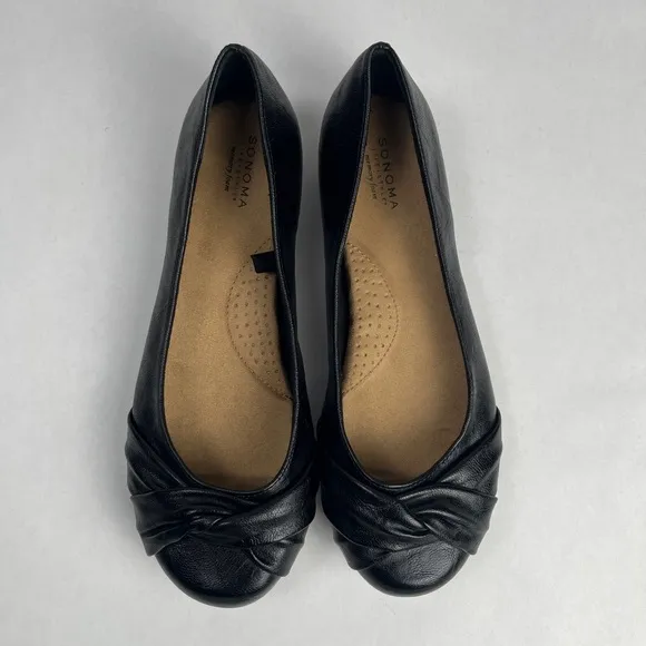 Sonoma Women's Black Ballet Flats