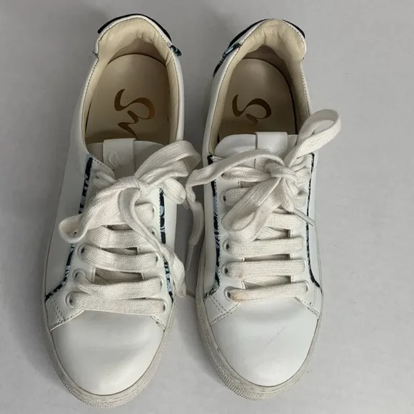 Sophia Webster white leather butterfly trainer sneakers