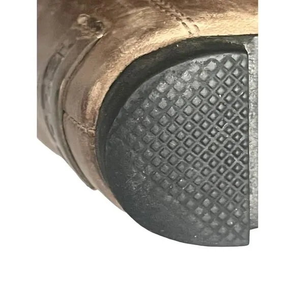 Sorel Boots Lea Wedge Boots Chelsea •6• NL2704-089 Taupe Gray Leather Pull On