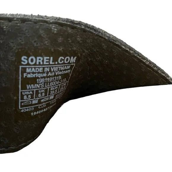 Sorel Ella II Two Strap Olive Green Sandals size 8.5