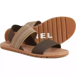 Sorel Ella II Two Strap Olive Green Sandals size 8.5