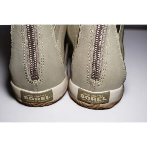 SOREL Ella Lace Gladiator Sandals – Sage Green Elastic Straps – Women’s Size 7.5
