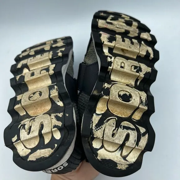 Sorel Kinetic Alpine Black Sneakers Size 7