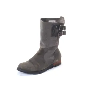 Sorel Major pull on boots leather womens boots distressed sz 7