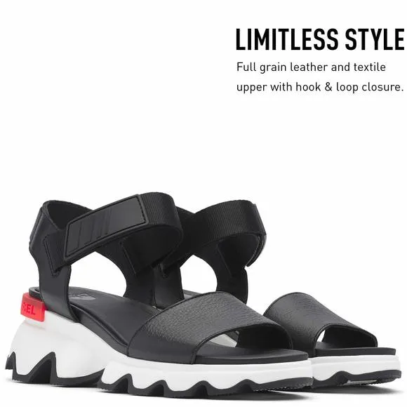 SOREL WOMEN'S KINETIC SANDALS - BLACK - SIZE 10.5