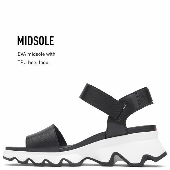 SOREL WOMEN'S KINETIC SANDALS - BLACK - SIZE 10.5