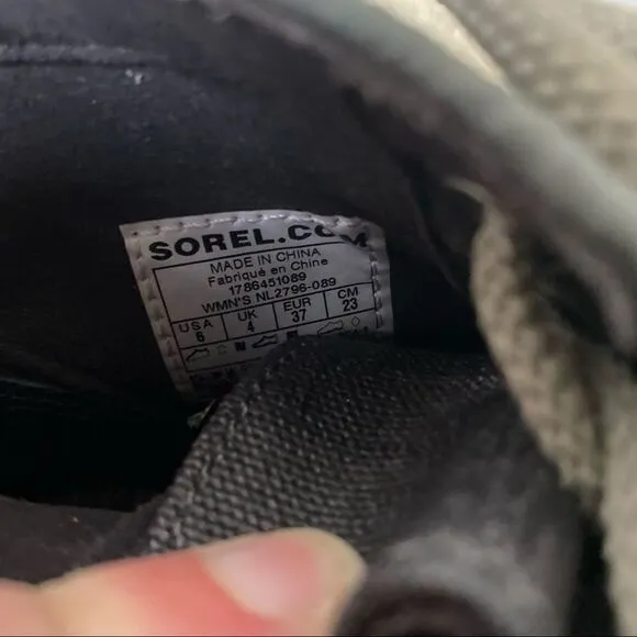 Sorel PDX Lace Up Wedge Boots Ankle Boots Lexie Wedge Grey Quarry 6