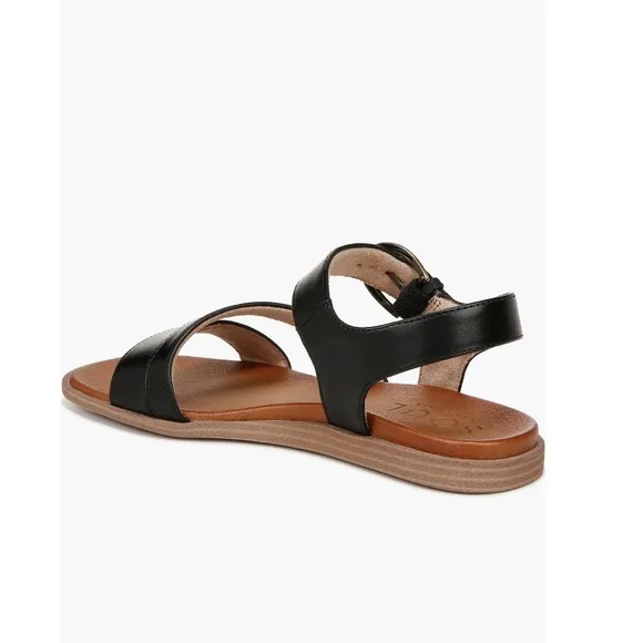 Soul Naturalizer Jayvee Sandals Black Faux Leather Women’s Size 8