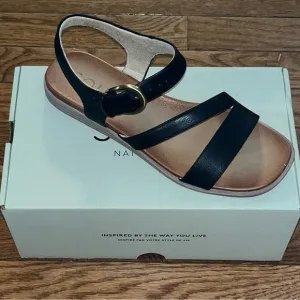 Soul Naturalizer Jayvee Sandals Black Faux Leather Women’s Size 8