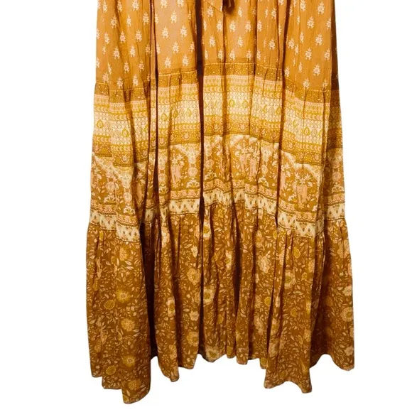 Spell &amp; The Gypsy Collective Utopia Strappy Sundress Cinnamon Size Large
