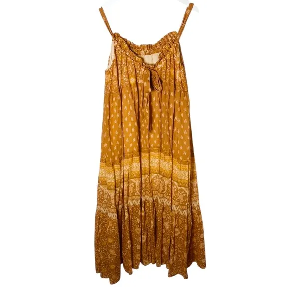 Spell &amp; The Gypsy Collective Utopia Strappy Sundress Cinnamon Size Large