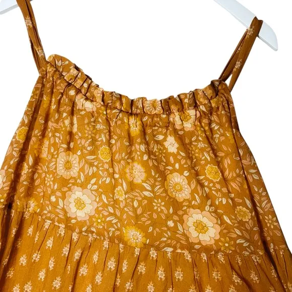 Spell &amp; The Gypsy Collective Utopia Strappy Sundress Cinnamon Size Large