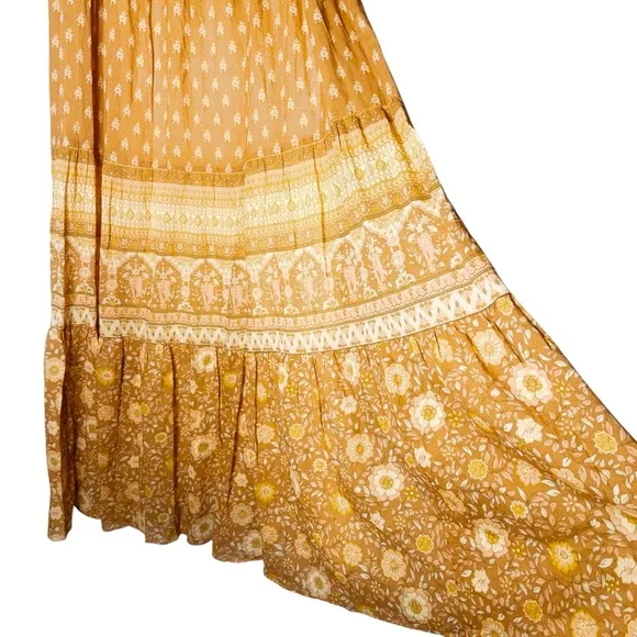 Spell &amp; The Gypsy Collective Utopia Strappy Sundress Cinnamon Size Large