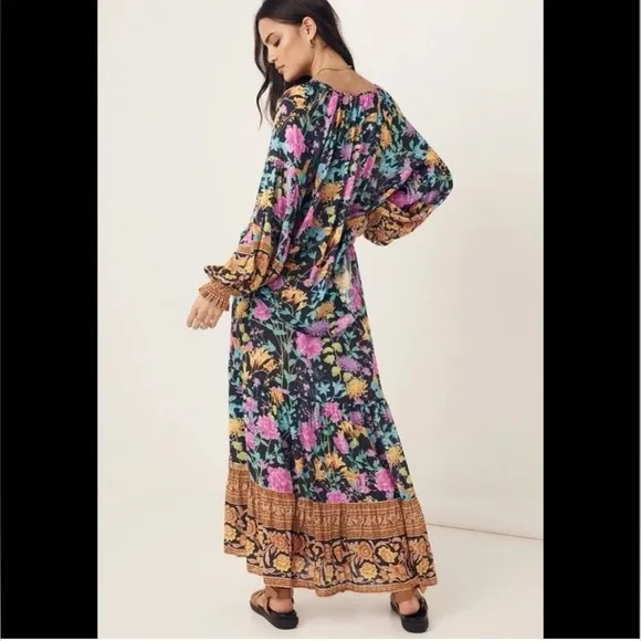 Spell Butterfly Midi Skirt Firefly