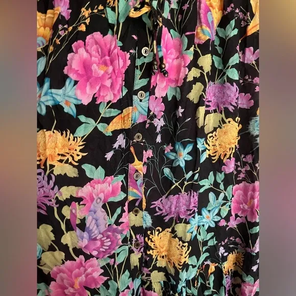 Spell Butterfly Midi Skirt Firefly