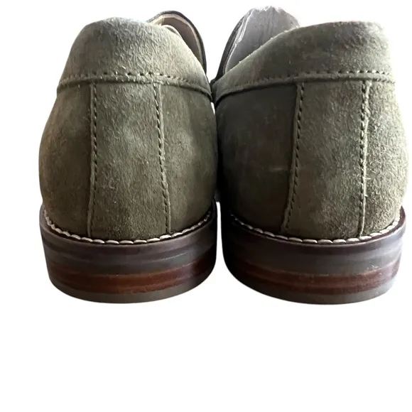 Sperry Green Suede Loafers Classic Slip-Ons