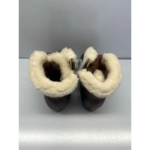 Sperry Little Kids Alpine Saltwater Medium Beige Duck Boots STL165273 Size 10M