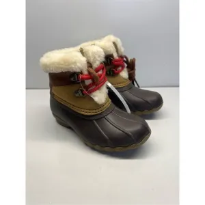 Sperry Little Kids Alpine Saltwater Medium Beige Duck Boots STL165273 Size 10M