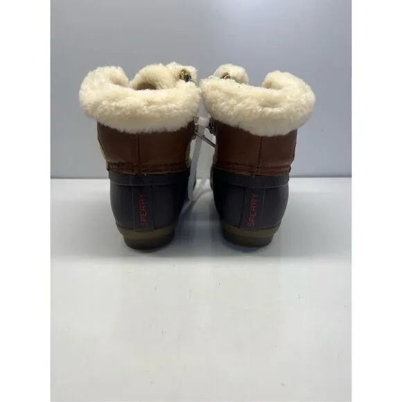 Sperry Little Kids Alpine Saltwater Medium Beige Duck Boots STL165273 Size 10M