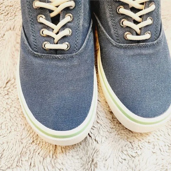 SPERRY NEW MEMORY FOAM TOP SIDER BLUE LOAFERS SIZE 9