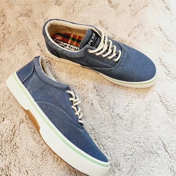 SPERRY NEW MEMORY FOAM TOP SIDER BLUE LOAFERS SIZE 9