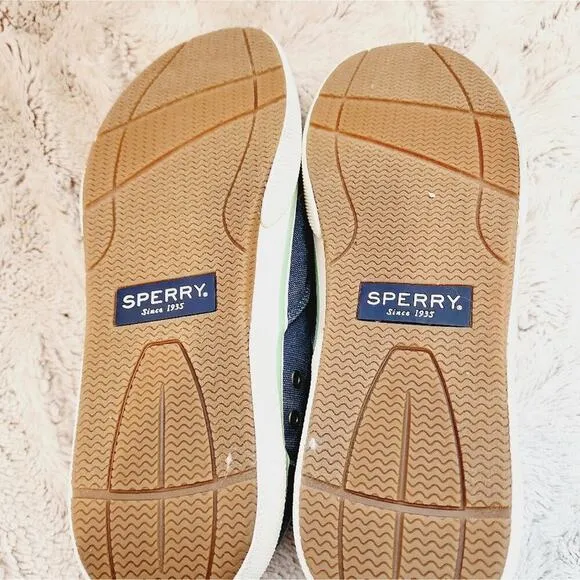 SPERRY NEW MEMORY FOAM TOP SIDER BLUE LOAFERS SIZE 9