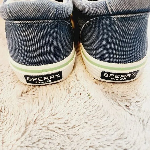 SPERRY NEW MEMORY FOAM TOP SIDER BLUE LOAFERS SIZE 9