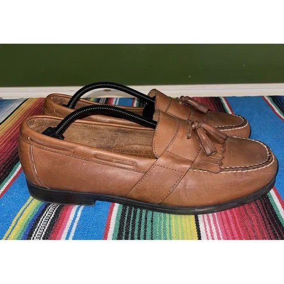 Sperry Tassel Loafer Shoes Men 11.5M Brown Slip On Business Wedding 0823500‎