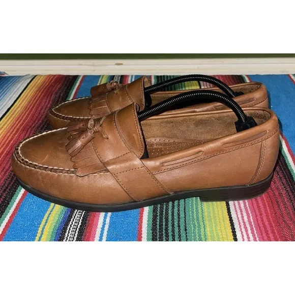 Sperry Tassel Loafer Shoes Men 11.5M Brown Slip On Business Wedding 0823500‎