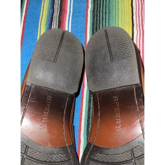 Sperry Tassel Loafer Shoes Men 11.5M Brown Slip On Business Wedding 0823500‎
