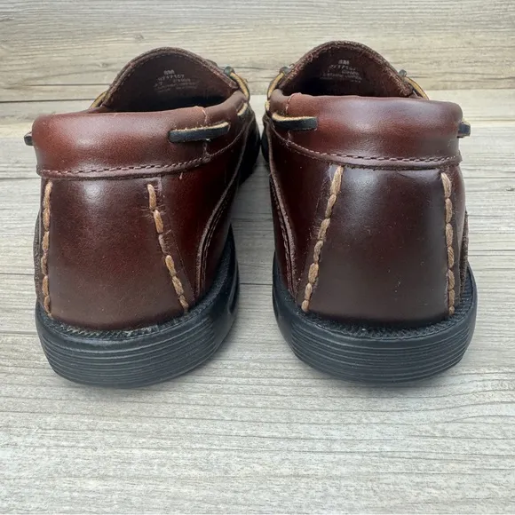 SPERRY Top Sider Tremont DBL KT Amaretto, Brown Leather size 8M Original Box