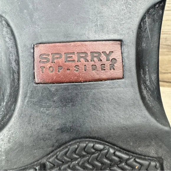 SPERRY Top Sider Tremont DBL KT Amaretto, Brown Leather size 8M Original Box
