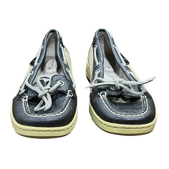Sperry Topsider Black Angelfish Shoes Size 6 Women’s