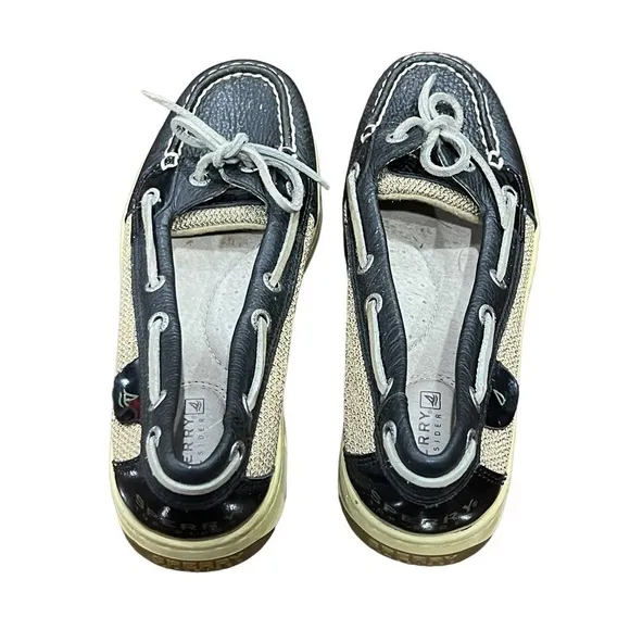 Sperry Topsider Black Angelfish Shoes Size 6 Women’s