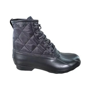 Sperry Black Saltwater Duck Boots Sz 8.5