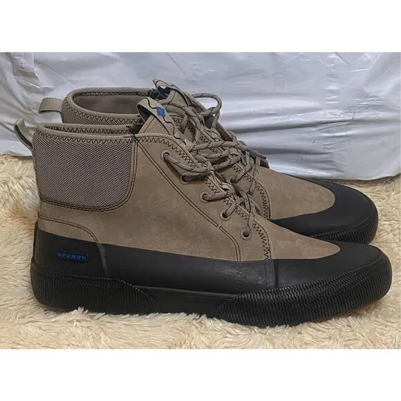 Sperry Men’s Top-Sider Halyard STORM Pull On Khaki Boots Sz 11.5 US
