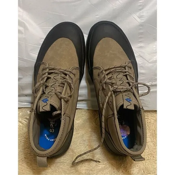 Sperry Men’s Top-Sider Halyard STORM Pull On Khaki Boots Sz 11.5 US