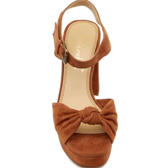 Splendid Bates Caramel Ankle Strap Heels Sandals