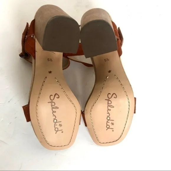 Splendid chunky heel sandals size 5.5
